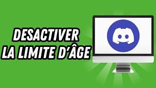 Comment desactiver la limite d'âge sur Discord (GUIDE COMPLET)