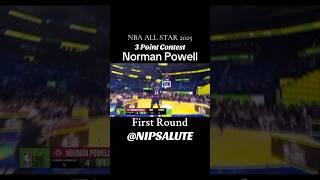 NBA ALL STAR 2025 3 Point Contest NORMAN POWELL First Round