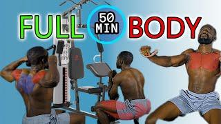 50 MIN FULL-BODY WORKOUT | MULTI GYM | HOME GYM | STACK GYM | FOLLOW ALONG