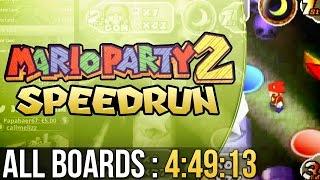 Mario Party 2 All Boards (Easy) Speedrun in 4:49:13