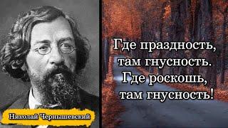 Николай Чернышевский. Где праздность, там гнусность. Где роскошь, там гнусность!