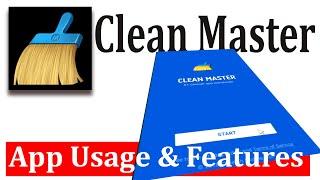 Clean Master app usage and features