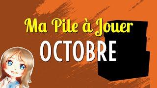 Ma PAJ - A quels jeux vais-je jouer en Octobre ?