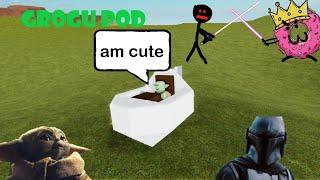 Grogu Pod Tutorial |ROBLOX plane crazy may 4 special