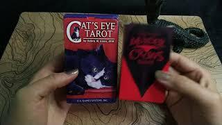 РАСПАКОВКА КОЛОД С AliExpress  Таро Кошачий Взгляд Cats Eye Tarot