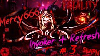  Mercy666 INVOKER + REFRESH # 3 Pro Invoker Moments Dota 2 