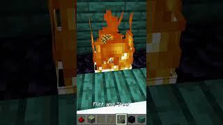 Minecraft Creeper Portal #minecraft #shorts #ytshorts