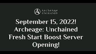 Unchained fresh start server coming soon