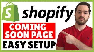 Shopify Coming Soon Page Tutorial | Customize Your Password Page