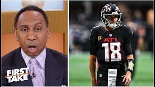 FIRST TAKE | Stephen A. doesn't think Falcons make mistake for keeping Kirk Cousin on roster