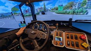 American Truck Simulator | Convoy , Friends and FUN !!! 4090 RTX MOTION SIM