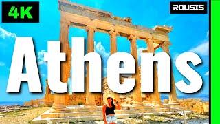 Athens Greece 4K Relaxation Film With Drone [Aerial View]