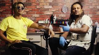 Bharat sharma at Tattooashram | wings tattoo | rahul  gaikwad  | best tattoo studio in navi mumbai