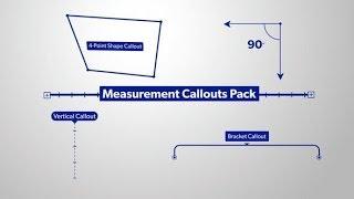 Premiere Pro Template: Measurement Callouts Pack Mogrt