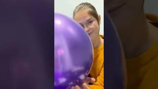 Tapping #purple #balloon #tapping #asmr #shorts