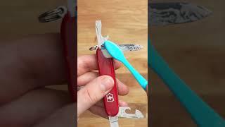 Learn How to clean 🫧 a Swissarmy knife in UNDER A MINUTE ⏱️