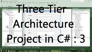 Three Tier Architecture Project in C# : 3