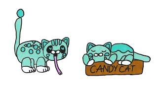 Candy Cat - boy and Candy Сat - girl are couple in love