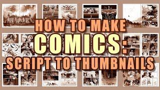 The MOST Important step in making COMICS: Thumbnails / Storyboards / Layouts process explanation