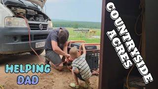 Working with Dad/ Amazing surprise!