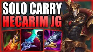 THIS IS HOW HECARIM JUNGLE CAN SOLO CARRY WHEN THE GAME TAKES A BAD TURN! - League of Legends Guide