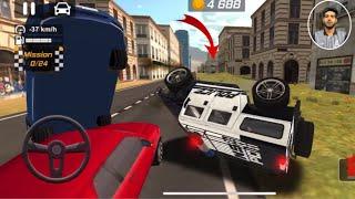 gari vs auto #22 police Drift Gari Driving