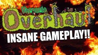 Terraria OVERHAUL!! Amazing NEW GAMEPLAY Mod for Terraria! (New Weapons and Accessory)