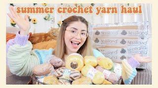 I bought ALL the summer yarns from @Tessiland! Yarn crochet haul! 