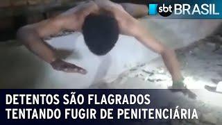 Detentos são flagrados tentando fugir de penitenciária na Bahia | SBT Brasil (26/12/22)