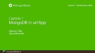 MongoDB in un'App - Corso base di MongoDB