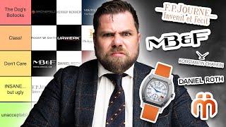 Watch Expert Ruthlessly Ranks Independent Watch Brands