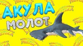 КАК СЛЕПИТЬ АКУЛУ МОЛОТ ИЗ ПЛАСТИЛИНА | PLASTICINE HAMMERHEAD SHARK