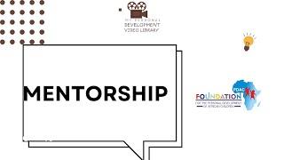 MENTORSHIP