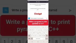 Coding Using Chatgpt ||C++ Codes||#shorts #study #chatgpt #python #c #programming #viral