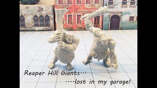 Reaper Miniatures: Hill Giants got lost in my garage...