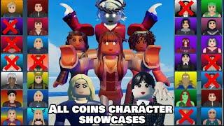 Every base coins character showcase. Heroes online world roblox