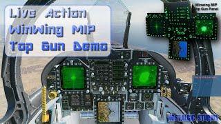 Winwing F/A-18C Top Gun MIP - Unboxing, Assembly and Live Action Demo