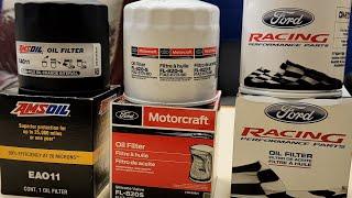 AmsOil - Ford Factory - Ford Racing Oil Filter Dissect / Inspect - Who Has The Best Bang For Buck?!