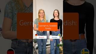 German vs. Swedish: Family vocabulary! 