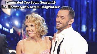 Eliminated Too Soon: Season 19 Lea Thompson & Artem Chigvintsev