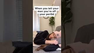 When you tell your man you're off your peri0d | Amani & Israel #Shorts