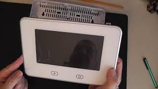 Vivint SkyControl Panel Front Replacement Attempt