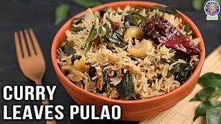 Curry Leaves Pulao | How To Make Curry Leaves Pulao | Curry Leaves Rice Recipe | Chef Varun