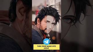 Ubah foto Anda menjadi anime | bot telegram rahasia #tech #anime #editing