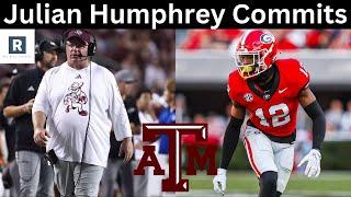 Julian Humphrey Commits To Texas A&M | Texas A&M Football Transfer Portal News