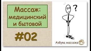 Медицинский и немедицинский массаж | Азбука массажа