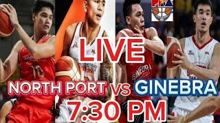 SCHEDULE TODAY) BRGY GINEBRA SAN MIGUEL VS NORTH PORT 7;30 PM.PBA LIVE/ COMMISSIONERS CUP 2025.SABAY