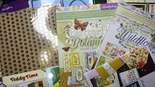 Hunkydory Crafts Haul! So Many Gorgeous New Items! Free Gift, Toppers, Craft Pads, Magazines, etc...
