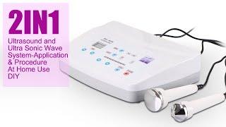 1Mhz Ultrasonic Two Probes Skin Rejuvenation Skin Firming Lifting Machine