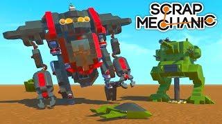 КРУТЫЕ РОБОТЫ В СКРАП МЕХАНИК - ПОСТРОЙКИ ОБЗОР / Scrap Mechanic